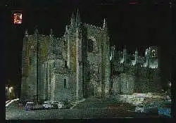 x01603; Guarda (Portugal) La Seo Cathedrale (Vue nocturne).