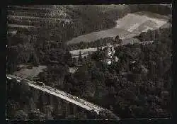 x01866; Arensburg mit Autobahn Original Luftaufnahme.
