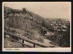 x01906; Heidelberg im Schnee.