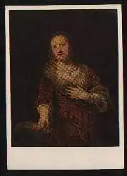 x01976; Rembrandt, Saskia mit der Nelke (Dresden, Staatliche Kunstsammlungen).