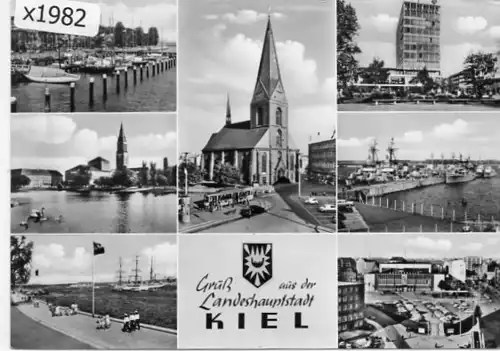 x01982; Kiel. Gruss aus der Landeshauptstadt.
