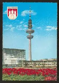 x02001; Hamburg. Fernsehturm, Gesamthöhe.