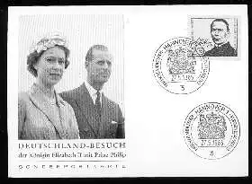 x02018; Deutschland Besuch der Königin Elizabeth II mit Prinz Philip. Keine AK.