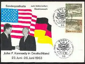 x02035; Kennedy John F. in Deutschland. Keine AK.
