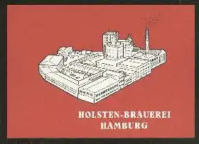 x02050; Hamburg. Holsten Brauerei.