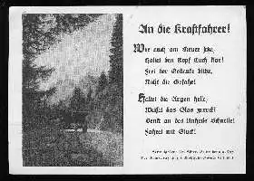 x02156; An die Kraftfahrer!.