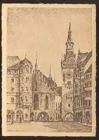 x02234; München. Alte Rathaus.