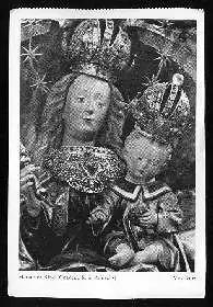 x02335; Gnadenbild in Andechs. Maria mit Kind.