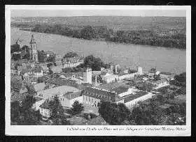 x02378; Eltville am Rhein. Luftbild mit den Anlagen der Dektkellerei Matheus Müller.