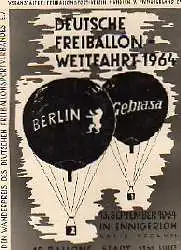 x02640; Deutsche Freiballon Wettfahrt 1964. Ennigerloh.