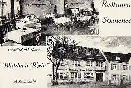 x02680; Widdig a. Rhein. Restaurant Sonneneck.