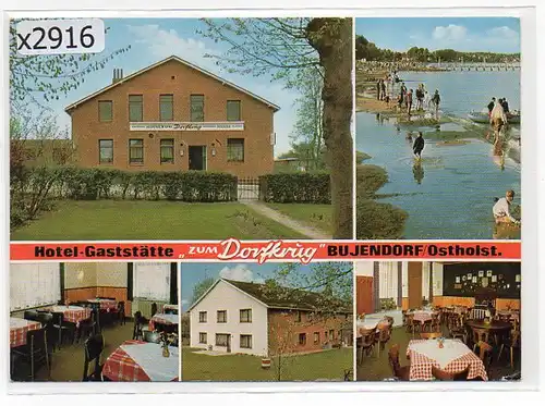 x02916; Bujendorf. Hotel. gaststätte Zum Dorfkrug.