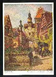 x03041; Rothenburg. Marksturm mit Röderbogen.