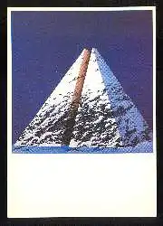 x03053; Hans Friedrich. Verletzung der Landschaft, Schnee Pyramide.