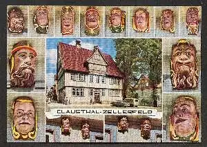 x03089; Clausthal Zellerfeld. Bergapotheke, bekannt als Fratzenapotheke im Stadtteil Zellerfeld.