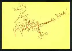 x03090; Joseph Beuys. Reennender Hirsch.