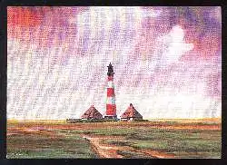 x03107; H. Rhode. Einsamer Leuchtturm.