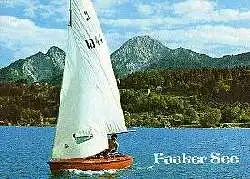 x03150; Faaker See mit Mittagskogel (2143 m) Kärnten.