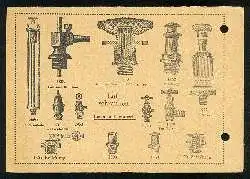 x03181; Firmenkarte. Chemnitz. Rudolf Barthel. Armaturenfabrik. Klappkarte.