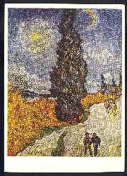 x03228; Vincent van Gogh. Der Weg mit der Zypresse und dem Stern.