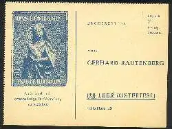 x03252; Bestellung. Gerhard Rautenberg Verlag.