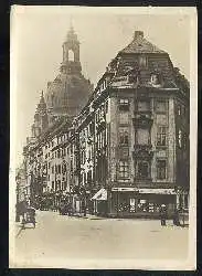 x03502; Dresden. Rampische Strasse mit Frauenkirche.