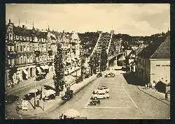 x03511; Dresden. Schillerpatz und Elbbrücke Blaues Wunder.