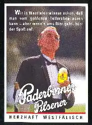 x03610; Paderborner Pilsner. Herzhaft westfälisch.