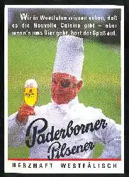 x03618; Paderborner Pilsner. Herzhaft westfälisch.