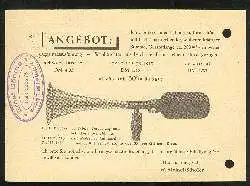 x03659; Würzburg.W. MeinelScholer. Metallwarenfabrik. Firmenkarte. Keine AK.