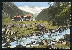 x03683; Schwarzkopf. Gasthof Alpenrose im Habachtal.