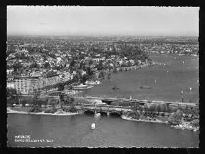 x03751; Hamburg. Lombardsbrücken mit Alster.