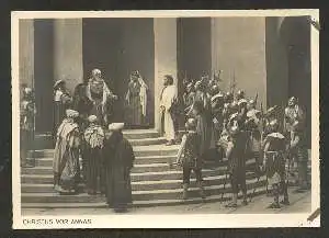 x03768; Oberammergau. Jubiläums Passionsspiele 1934. Christus vor Annas.