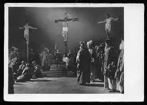 x03808; Oberammergau. Passionsspiele 1950. Kreuzigung.