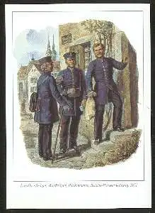 x03816; Landbriefträger, Briefträger, Packmeister, Reichs Postverwaltung 1871.