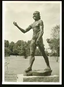 x03842; Hamburg. Internationale Gartenbau Ausstellung: Auguste Rodin: Johannes der Täufer.