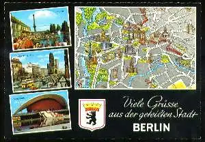 x03870; Berlin, Viele Grüsse aus der geteilten Stadt.