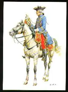 x03884; Kaiserreich Österreich 1760. Husaren Regiment Kalnoky. Trompeter.