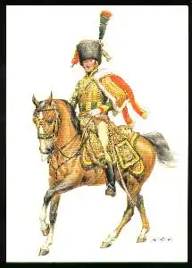 x03887; Kaiserreich Frankreich 1805 1815. Chasseurs a Cheval de la Garde. Leutnant.