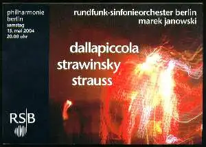 x03901; Berlin. Philharmonie. Rundfunk Sinfonieorchester, Marek Janowski.