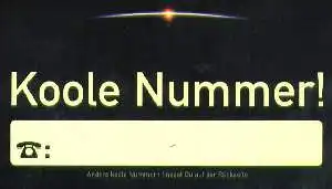 x03902; Koole Nummer.