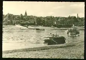 x03924; Riesa a.d. Elbe. Blick von Promnitz.