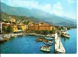 x04014; MALCESINE. Gardasee Platz vom der Hafen.