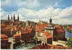 x04302; BAMBERG, Blick auf die Altstadt mit Dom.