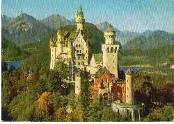 x04373; Königsschloss Neuschwanstein.