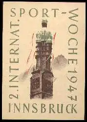 x04484; Innsbruck. Internationale Sport Woche.1947.