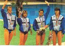 x04571; Olympiasieger 1988. 4 x 1ÖO m Lagenstaffel.