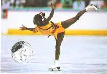 x04592; Olympische Spiele 1984 ,Jugoslawien, Eiskunstläuferin.