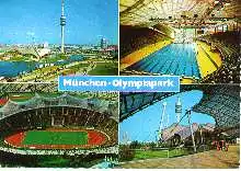 x04594; Otympiagalinde der Olympiade 1972 mit Olymp. Sportstätten,.