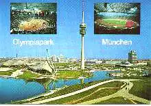 x04621; Olympiapark mit Olympiaturm, 290 m München.